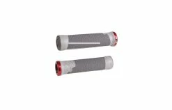 GRIPS ODI AG2 LOCK-ON GREY/RED