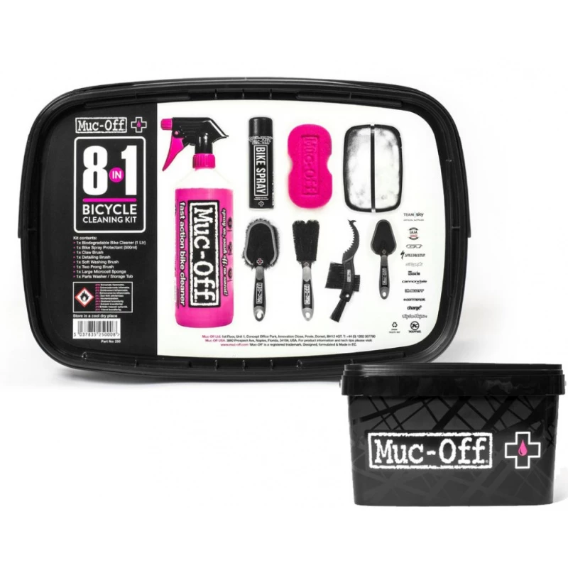 Muc-Off Kit De Nettoyage Pour Vélo 8 En 1 1 Muc-Off Kit De Nettoyage Pour Vélo 8 En 1