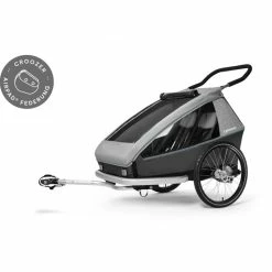 Croozer KEEKE 2 Stone Grey 15 Croozer KEEKE 2 Stone Grey -Tous les Vélos Soldes Boutique remorque croozer keeke 2 kid 5
